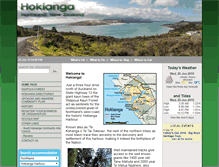 Tablet Screenshot of hokianga.co.nz